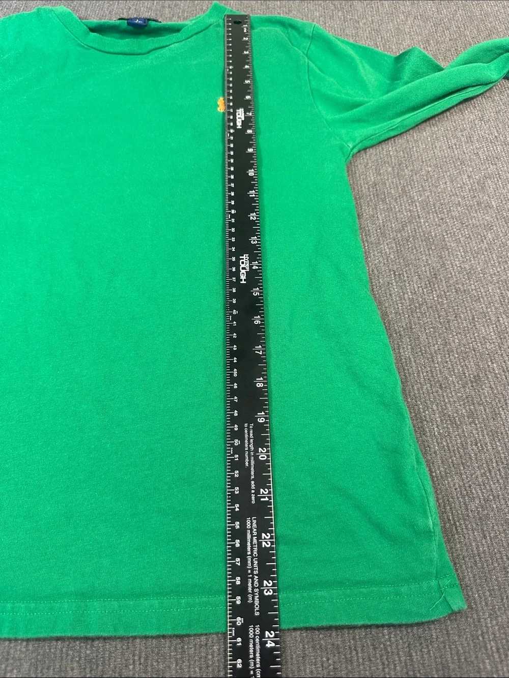 Polo Ralph Lauren Boys Size L  Green Long Sleeve Crew Neck Pony Logo T-Shirt Top